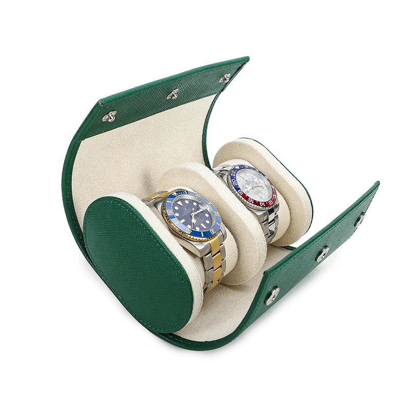 Контакты семья 2 слота коробка для часов портативная дорожная Женская