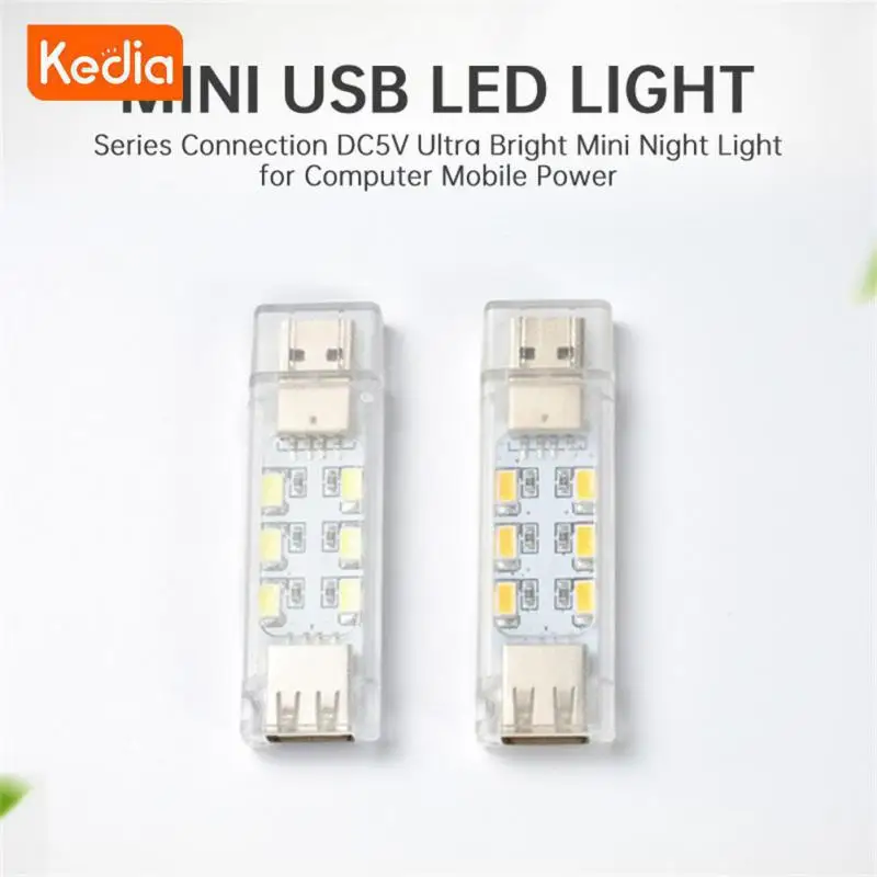 

Can Be Superimposed Warm And White Light Night Reading Lamp Connected Double-sided Light Warm Light White Light 2023 New Mini