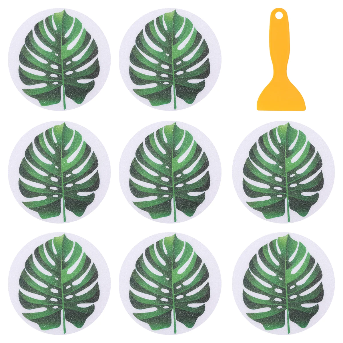 

Stickers Bathtub Shower Anti Non Appliques Adhesive Decals Treads Safetyfloor Tub Decal Bathroom Sticker Threads Applique Leaf
