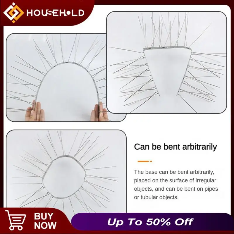 

Garden Supplie Bird-repellent Stab Strong Anti-corrosion Repellent Bird Thorns 304 Stainless Steel Arbitrarily Bent Anti-rust