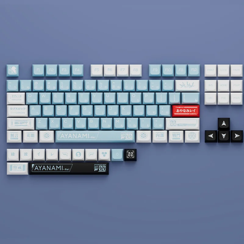 Мультяшная машина Zero Keycap 134 клавиш Pbt Материал Xda Высокая термосублимация