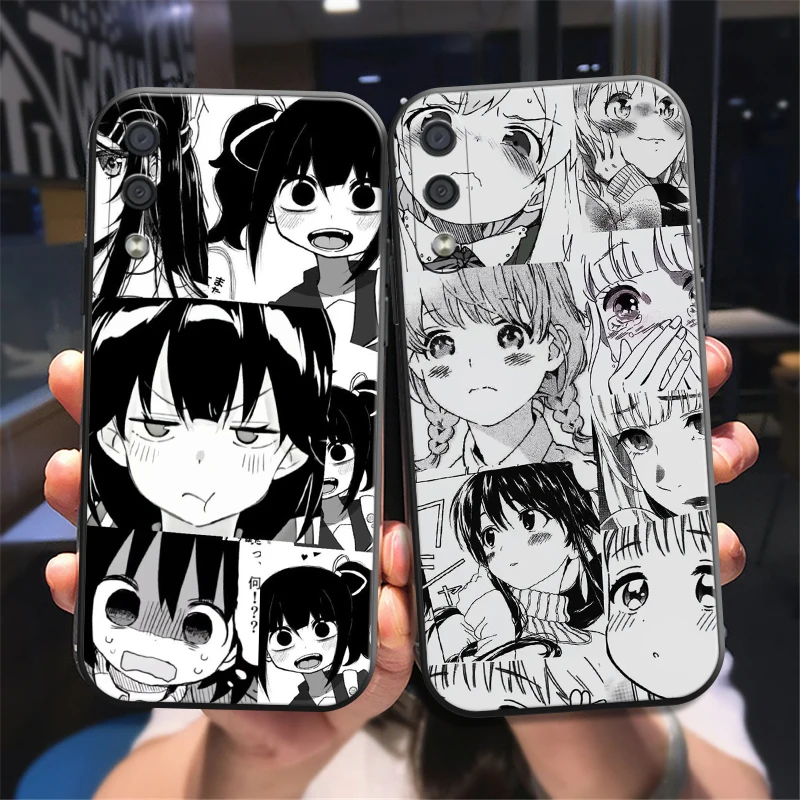 

Cute Anime Girl Phone Case For Samsung Galaxy A01 A02 A10 A10S A20 A22 4G 4G 5G A31 Funda Soft Black Coque