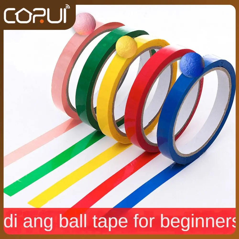 

Excellent Material Suck Ball Tape 30mm Tape Colored Strong Wire Drawing Strong Pull Stationery Decompression Ball Tape Bopp 1pcs