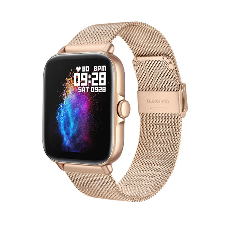 Женские Смарт-часы с функцией ответа на вызов 1 7 дюйма сенсорный экран сделай сам