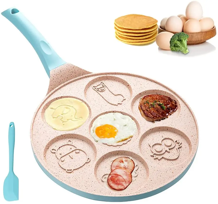 Cute Animal Shaped Pancake Pan for Kids Mini Nonstick Griddle Cup Mold Grill Children Gifts Fried Egg Tools |