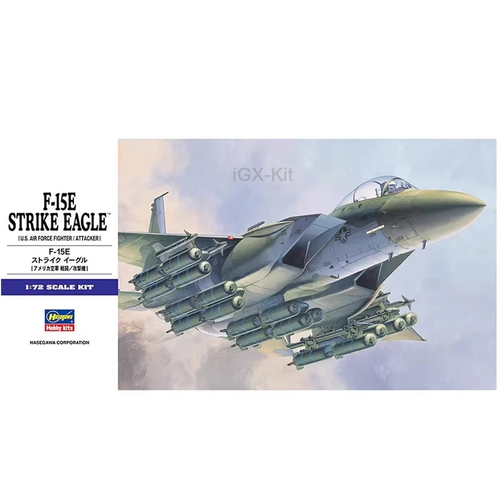 Hasegawa 00540 масштаб 1/72 США F15 F-15E Strike Eagle Fighter реактивный самолет хобби ремесло игрушка