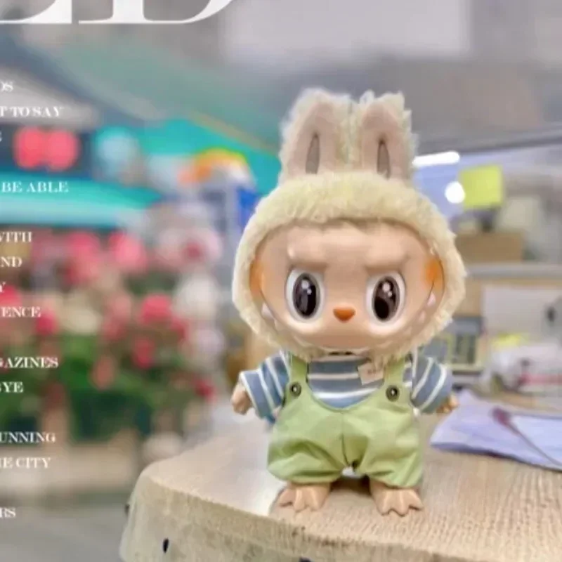 Экшн-фигурка Labubu 38 см игрушки для кукол одежда повседневный костюм комбинезон