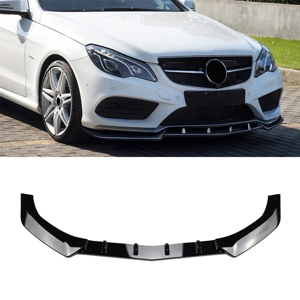 

Front Bumper Lip Spoiler Diffuser Splitters Body Kit Aprons Cover Guard Trim For Mercedes Benz E Class E Coupe C207 2013-16 AMG