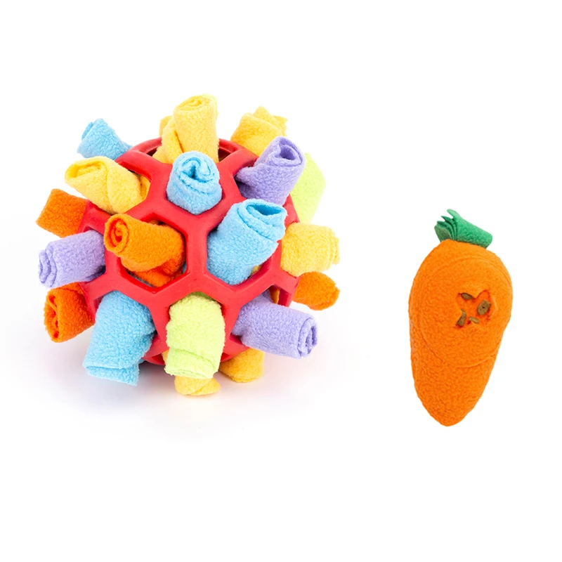 

Интерактивные игрушки-головоломки для собак, стимулирующие естественное формование, навыки, портативная игрушка для домашних питомцев, уютный мяч, медленная кормушка, обучающая игрушка