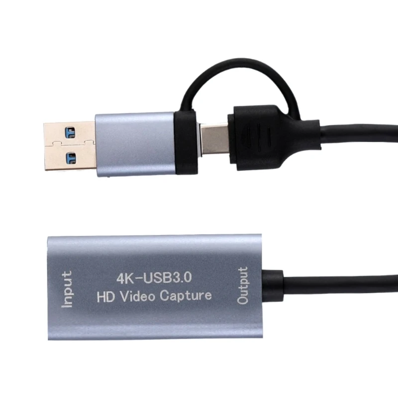 Карта захвата игрового видео в реальном времени USB Type C 2K 50FPS HDMI-совместимая для
