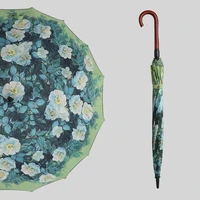 samurai womens beach umbrella rain and sun outdoor wind resistant long handle manual umbrella men parapluie mariage umbrella