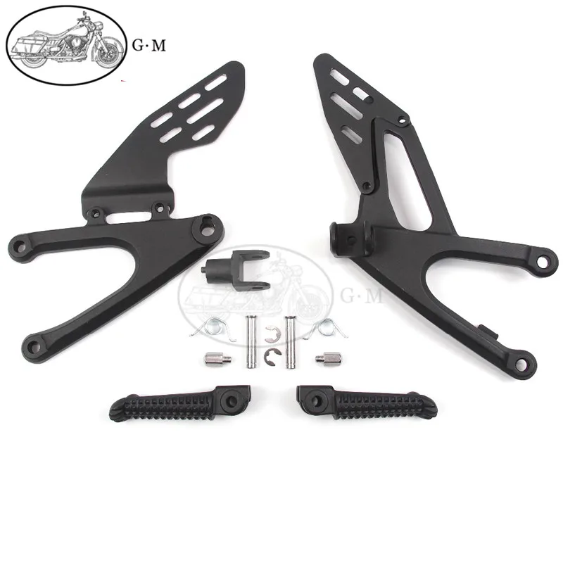 

Передняя Подножка для мотоцикла, подножки, набор кронштейнов для Yamaha YZF R1 YZF-R1 2007 2008