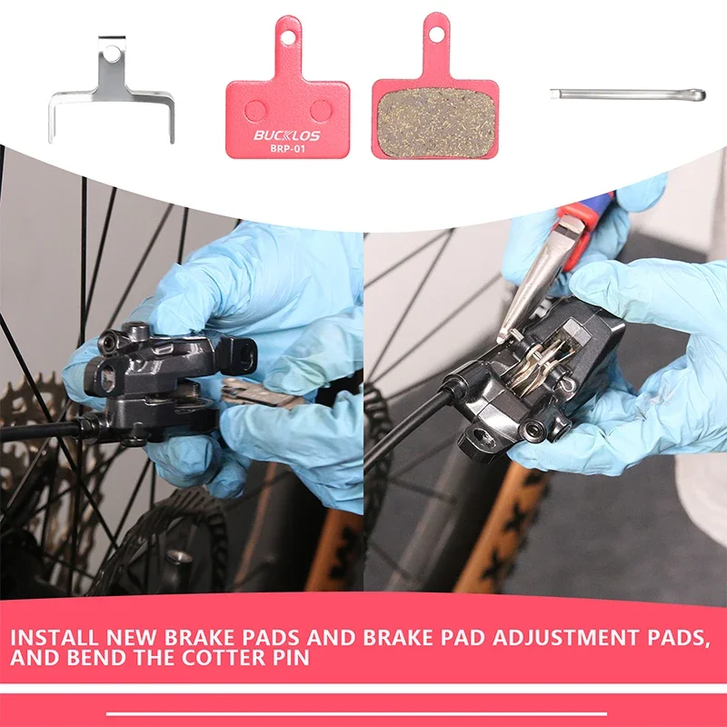 Дисковые Тормозные колодки BUCKLOS из металла для велосипеда гидравлические