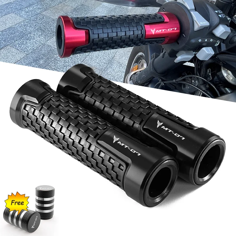 

For YAMAHA MT-07 MT07 MT 07 2014-2022 2021 2020 2019 Motorcycle Accessories CNC Handlebar Grips Handle Grip Protector Handle bar