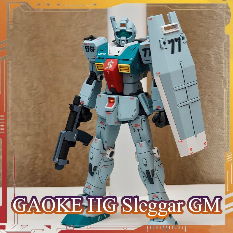 Фото GAOKE HG RGM-79 GM Sleggar Фигурка масштаба 1/144 сборная модель комплект Gto Doan's Island аниме фигурки подарок на день рождения №1