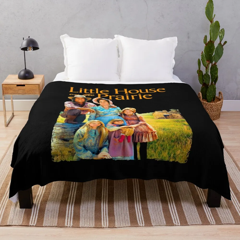 

Little House On The Prairie Blanket Creative Printed Soft Bath For Travel Blanket four season Outdoor Bedspread On The Bed