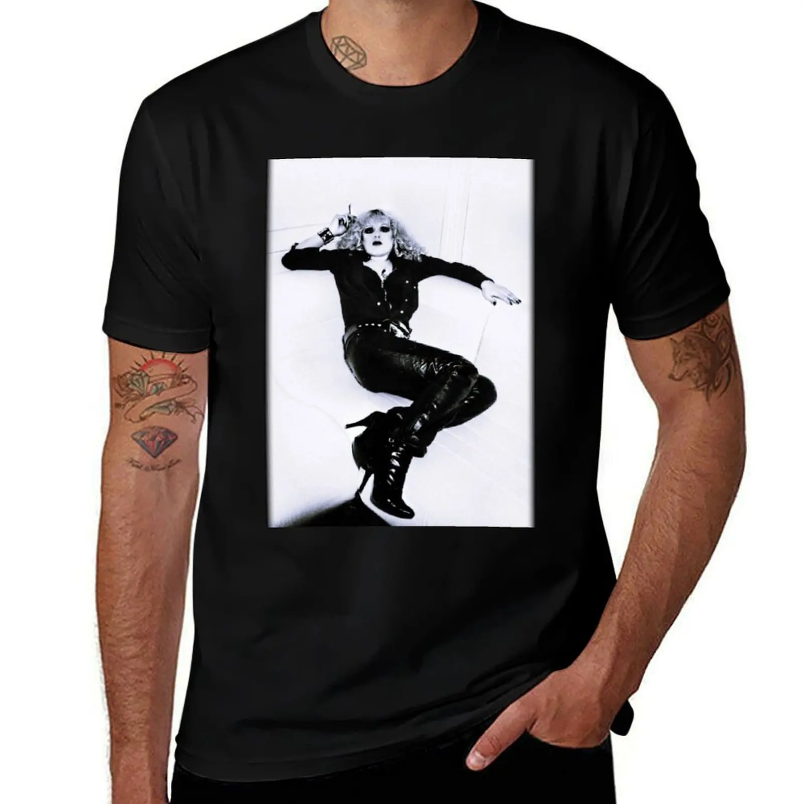 Футболка Нэнси Лаура спанген рубашка на заказ черная Милая одежда рубашки