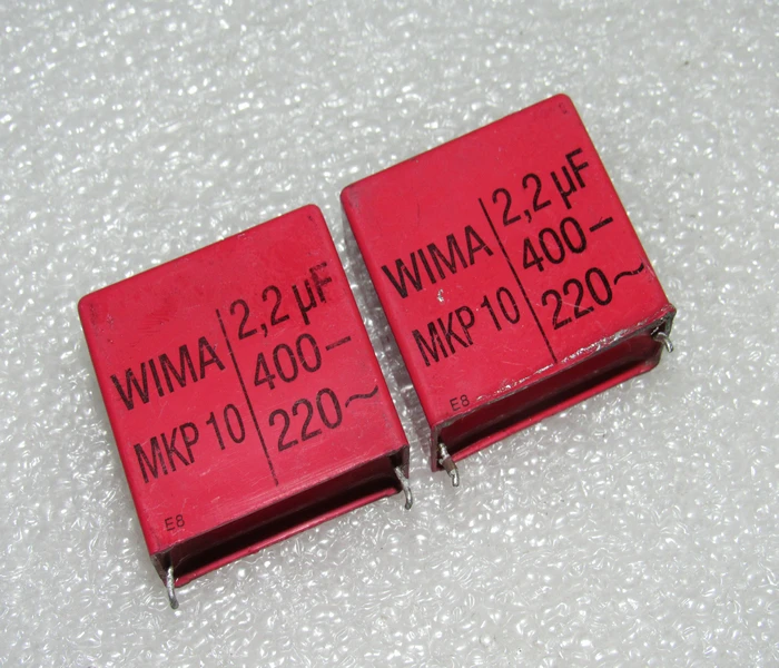 Демонтаж w i m a MKP10series 400V 2 мкФ 225K медный разделитель ног пленочный конденсатор цена