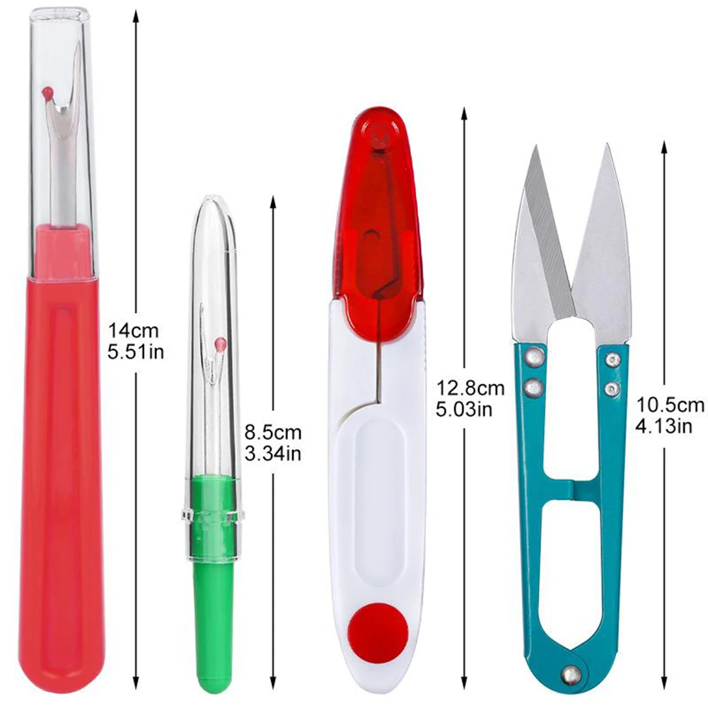 

7pcs/set Sewing Seam Ripper Stitch Unpicker Remover Thread Cutter Scissor For Cross Embroidery Tailoring Embroidery Sewing Tools