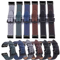 22mm 26mm quick release smart watch strap for garmin fenix 7 7x 6 6x pro 5x 5 plus 3hr 935 945 leather strap nylon wrist strap