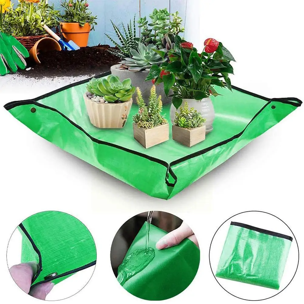 

Planting Mat Pe Gardening Potting Mat Waterproof Reusable Gardening Transplanting Cushion Pad Foldable Flower Mats G5n1