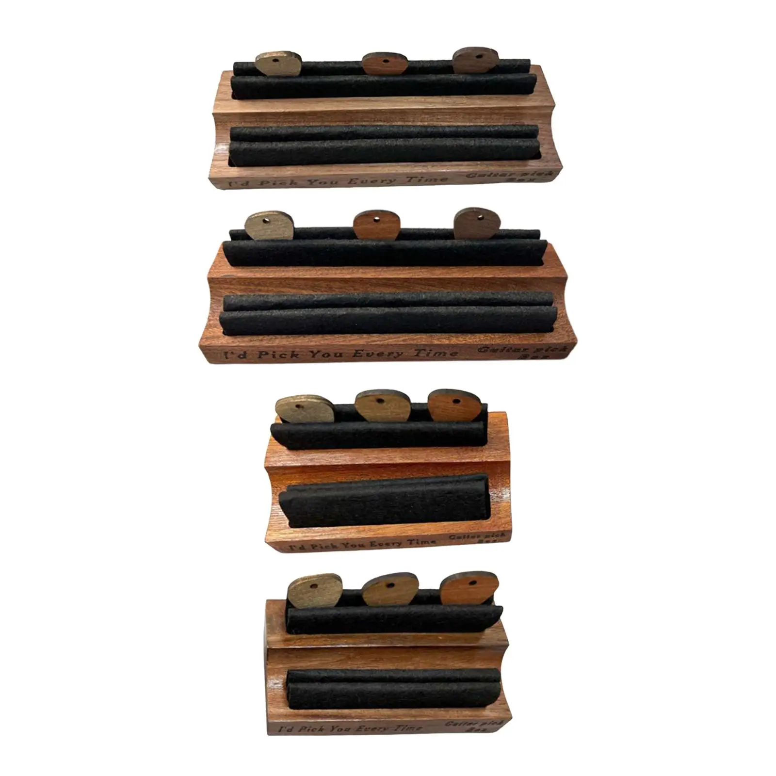 

Instrument Stand Clip Plectrums Rack with 3Pcs Picks Universal Portable 2 Tier