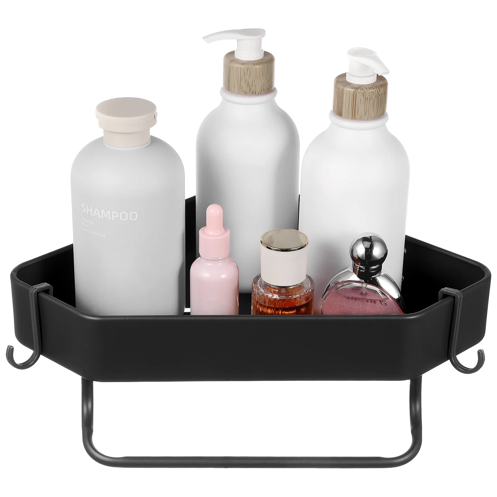 Полка для ванной комнаты держатель полотенец угловой органайзер душа гель