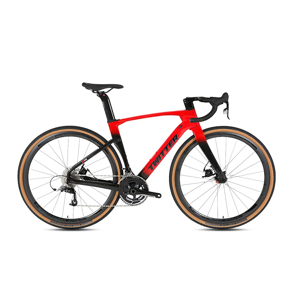 2023TWITTERnewV2-RS-24speed gravel carbon fiber Racing bicyc