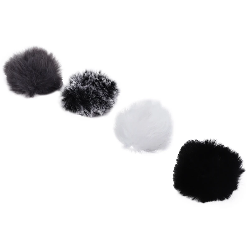Universal Lavalier Microphone Furry Windscreen Fur Windshield Wind Muff Soft for Sony Rode Boya Lapel Mic 5Mm |