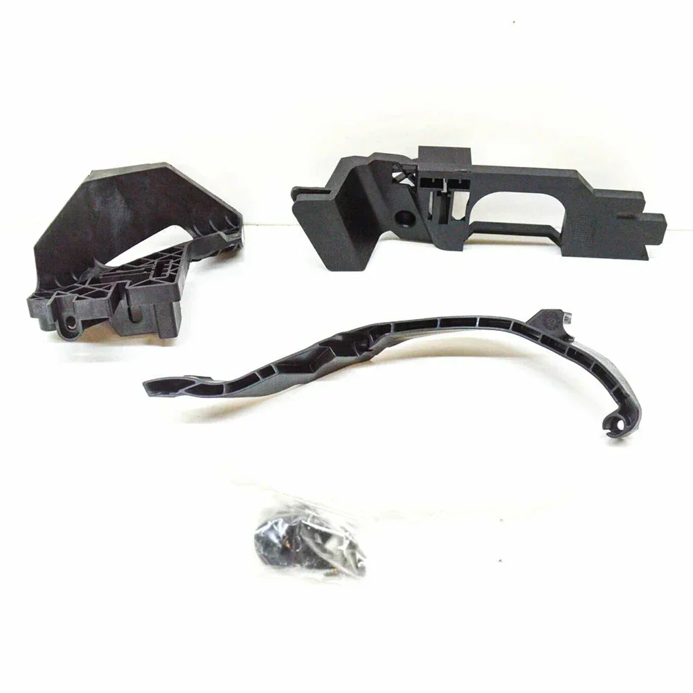 Новейший 1 шт. черный ABS передний левый кронштейн для фар BMW X6 OEM номер 63117395523