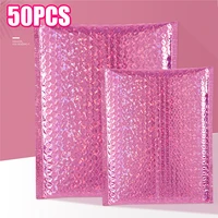 50pcs Padded Bubble Envelope Mailer Postal Shipping Bag Courier Self-Adhesive Bubble Packaging Storage Bags Mailing Pouches