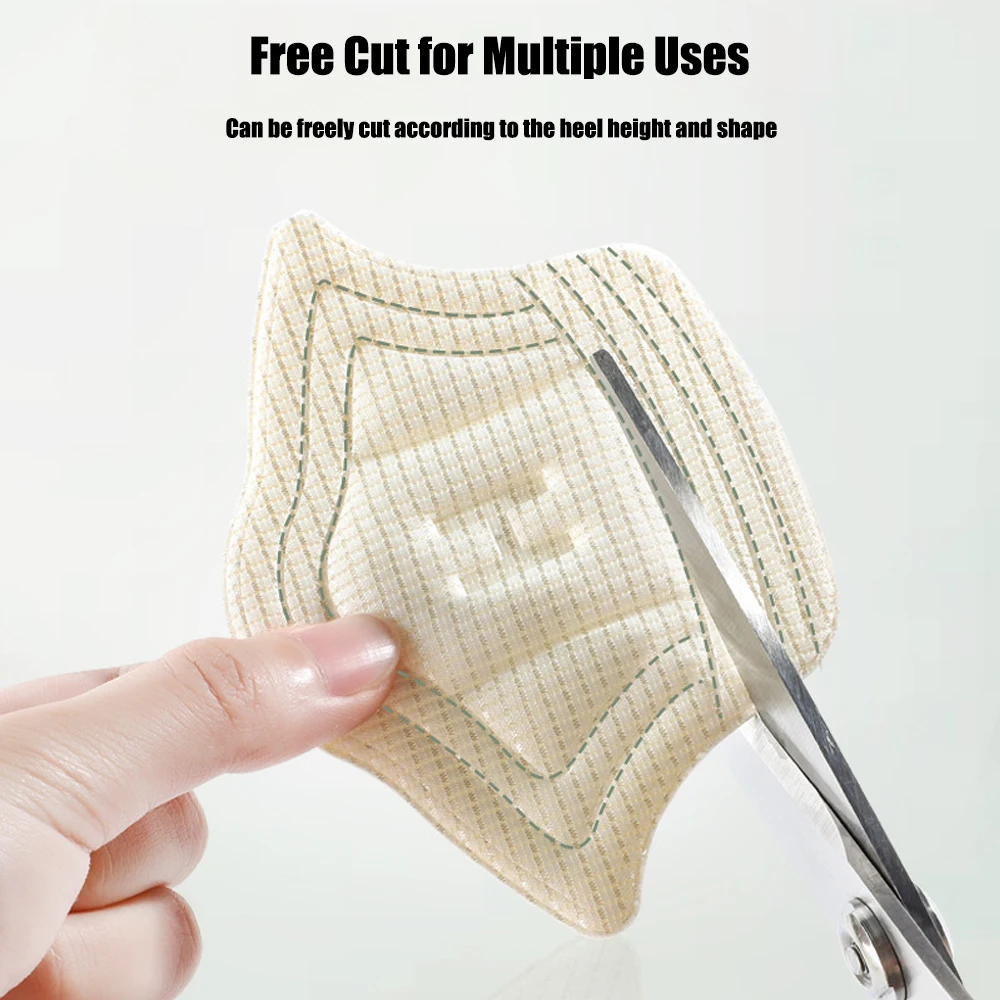 2pcs Heel Cushion Pads for Sport Shoes Stickers Anti Wear Heel Pain Inserts Protector for Sneakers Adjust Shoe Size Foot Pad