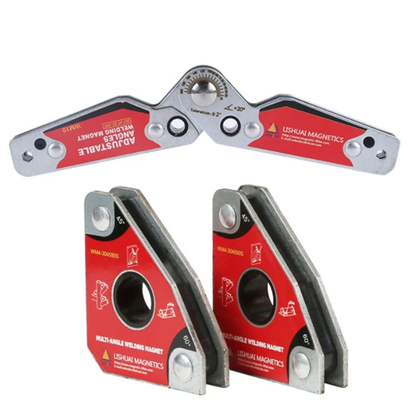 

(3Pcs/Pack) Mini Multi-Angle Welding Magnet+Small Size Adjustable Welding Clamp 20-200 Degree Welding Tools Set