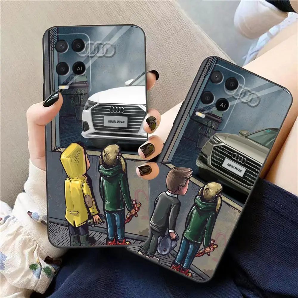 

Boys And Girls Look At A-Audi Funda Case For OPPO A98 A95 A96 A97 A94 A93 A92S A91 A78 A76 A74 A73 A71 A57 A55 A53 A17 Case Capa