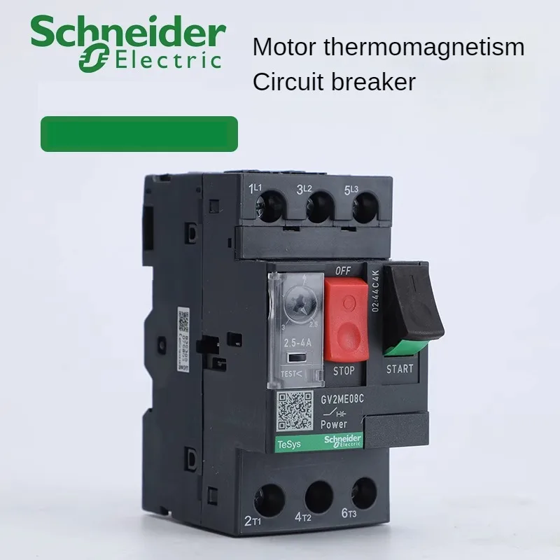 Фото Кнопка выключателя цепи двигателя Schneider GV2ME01C/02C/03C/04C/05C/06C/07C/08C/10C/14C/16C/20C/21C/22C/32C №2