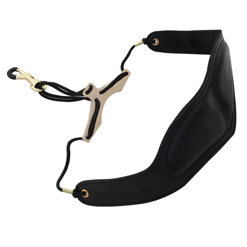 

Saxophone Strap, Saxophone Neck Strap with Soft Leather Padded, Suitable for Alto, , Soprano, Clarinet, Oboe Sax