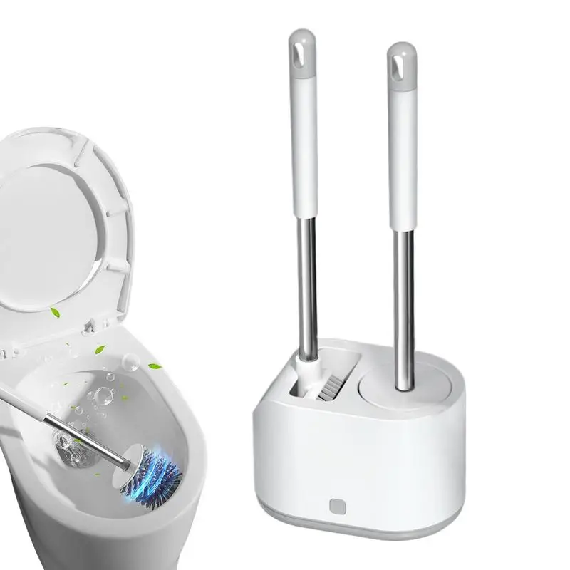 

Силиконовая щетка для унитаза, настенная Чистящая Щетка с плоской головкой, гибкая мягкая щетка с держателем, для ванной комнаты