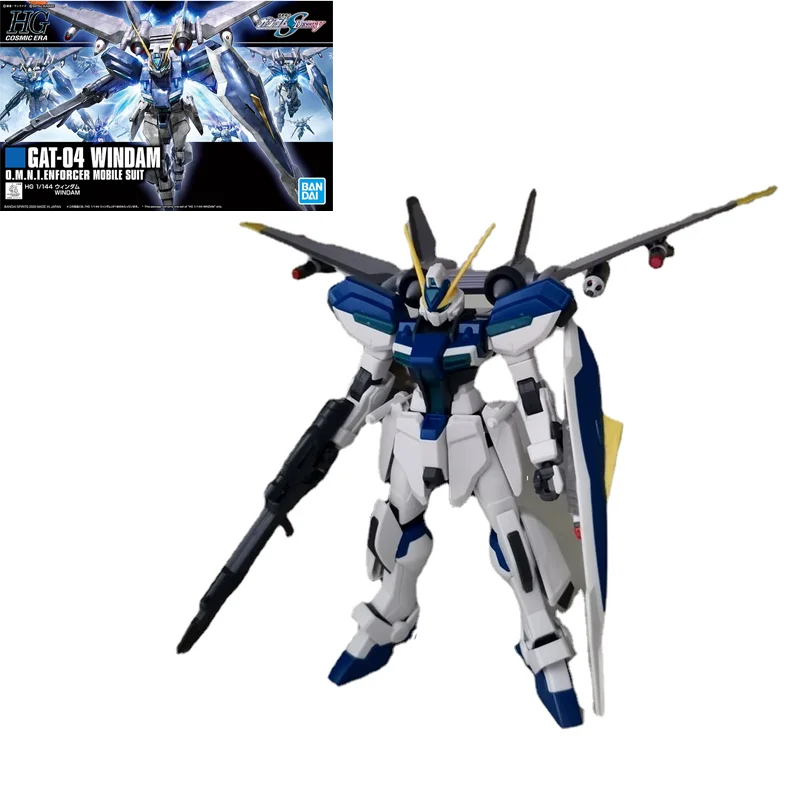 

Bandai Genuine Assembled Model Kit 1/144 HGCE SEED GAT-04 Gundam Windam Anime Action Figure Collection Toys Gift For Children