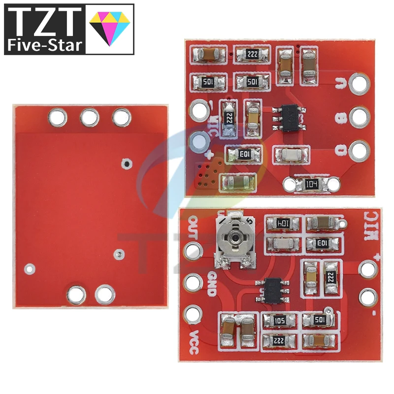Новый MAX4466 Electret микрофонный усилитель плата с регулируемым коэффициентом