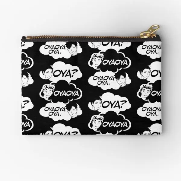 

Oya Oya Oya Haikyuu Zipper Pouches Pocket Storage Pure Wallet Men Coin Packaging Cosmetic Bag Small Socks Panties Underwear