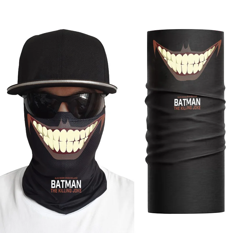 

Joker Ghost Skull Motorcycle Cycling Camping Hiking Fishing Balaclava Face Scarf Neck Gaiter Bandana Headband Mask