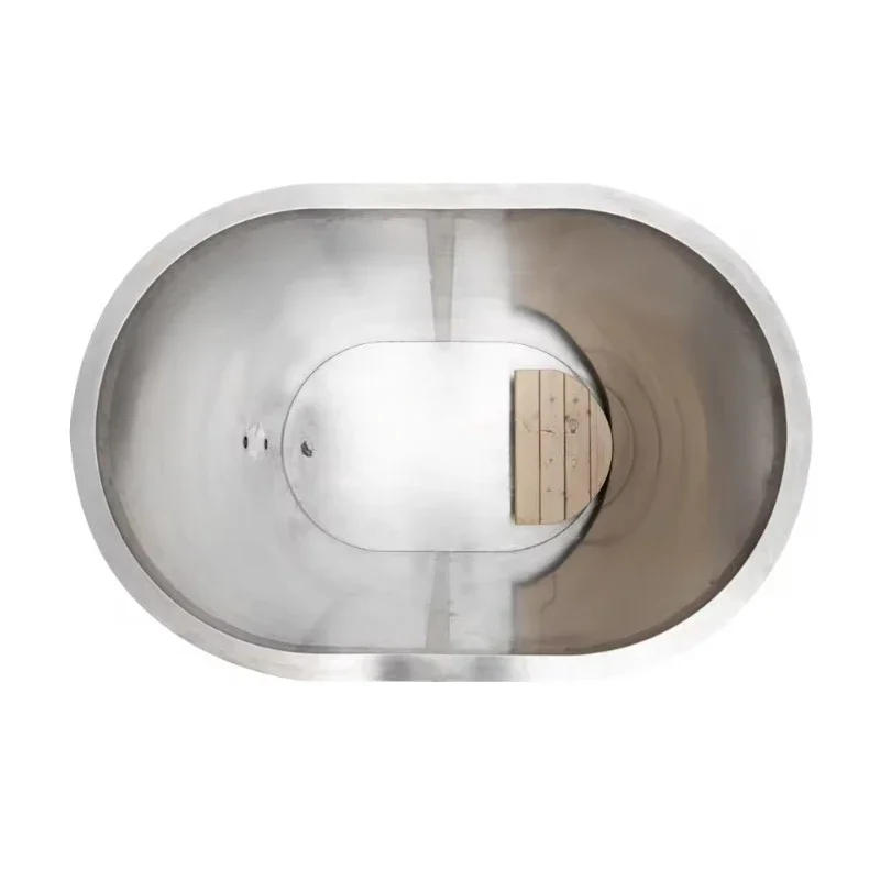 Новый дизайн деревянная уличная холодная ванна с низким вырезом