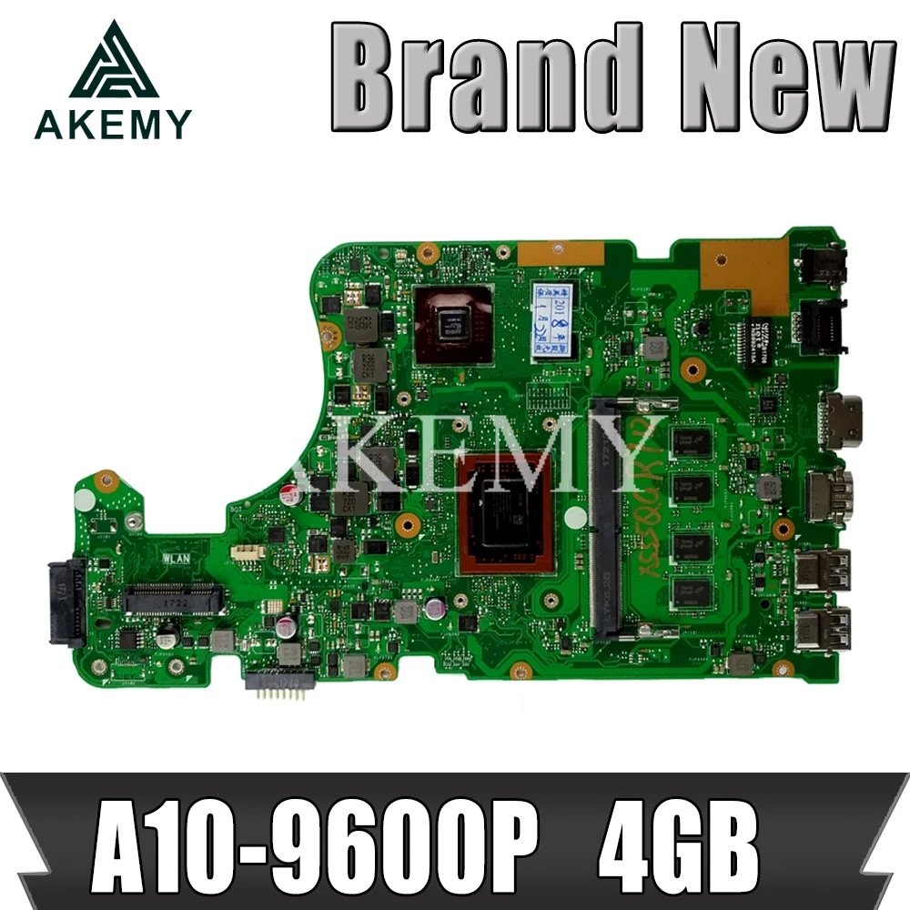 

X555QG 4GB Memory A10-9600P Motherboard For Asus X555Q A555Q Notebook motherboard Test all functions 100%