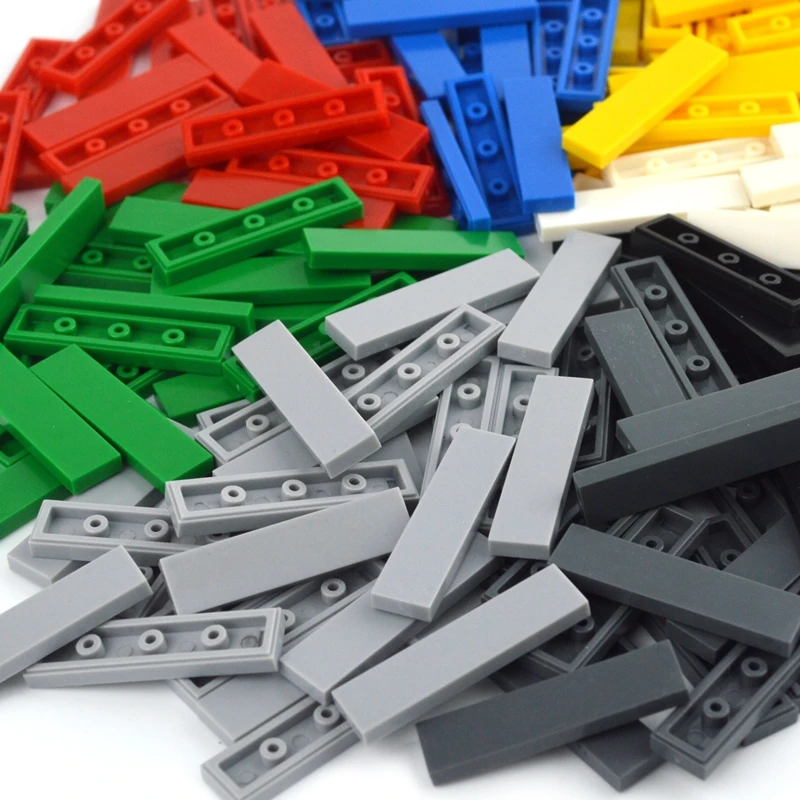 

1x4 Educational Creative Size Moc Diy 2431 Building Blocks Figure Ceramic Tile Bricks Smooth Flat Tiles Toys For Children