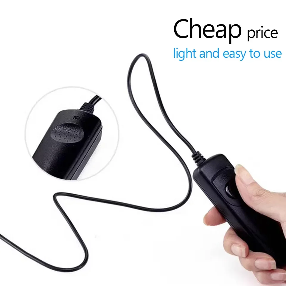 RS-80N3 Кабель спуска затвора с дистанционным управлением для Canon E0S R1 R3 R5 R52 1D 1D2 1DX 5D 5D2