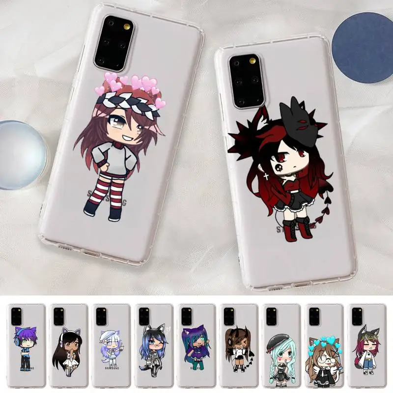 

Social game Gacha Life Phone Case For Samsung A 10 20 30 50s 70 51 52 71 4g 12 31 21 31 S 20 21 plus Ultra