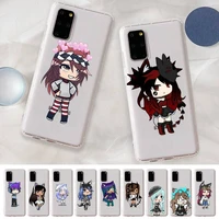 social game gacha life phone case for samsung a 10 20 30 50s 70 51 52 71 4g 12 31 21 31 s 20 21 plus ultra