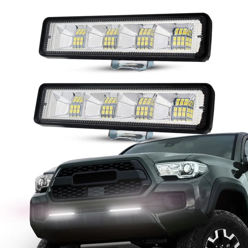 

4x4 Off Road For Truck Auto 24 LEDs 12v 24v LED Light Bar Work Lamp Spot Beam