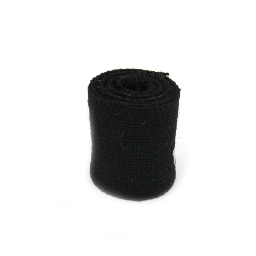 

Ribbon Burlap Roll Jute Crafts Christmas Natural Hessian Gift Decorative Weave Xmasribbons Wired Fabric Wrap