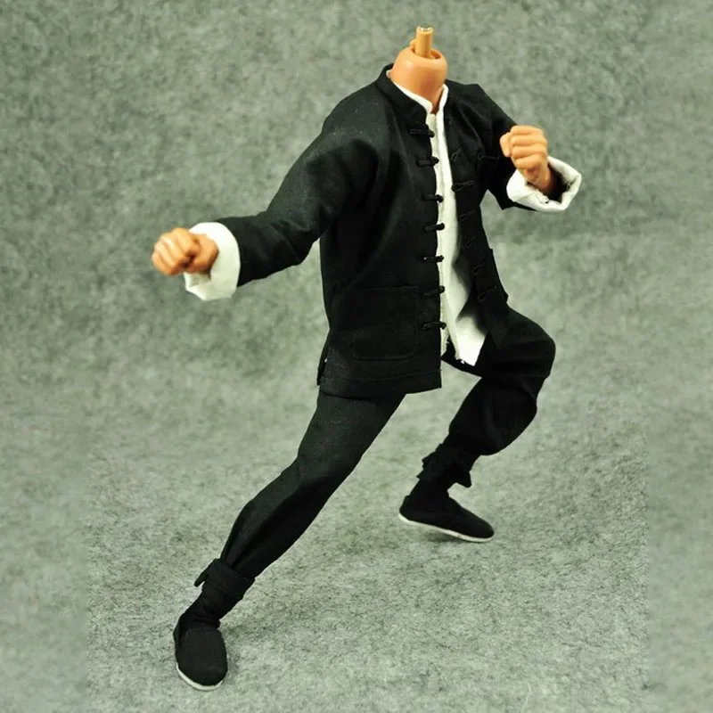 1/6 весы мужской кунг-фу с длинными рукавами в стиле династии Тан костюм комплект